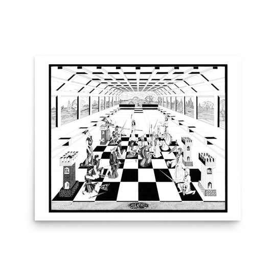 Dick Boak Checkmate Poster - Retroactv Merch Inc.