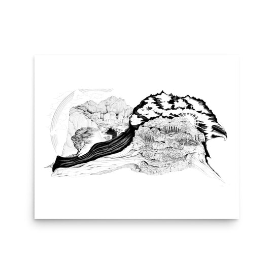 Dick Boak Driftwood Visions Poster - Retroactv Merch Inc.