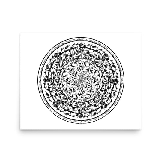 Dick Boak Wheel Of Balance Poster - Retroactv Merch Inc.
