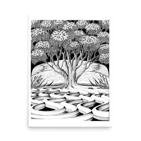 Dick Boak Griffith Park Poster - Retroactv Merch Inc.