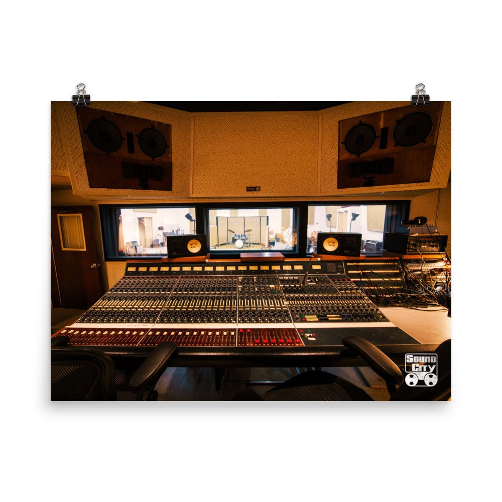Sound City Studio A Control Room Poster - Retroactv Merch Inc.