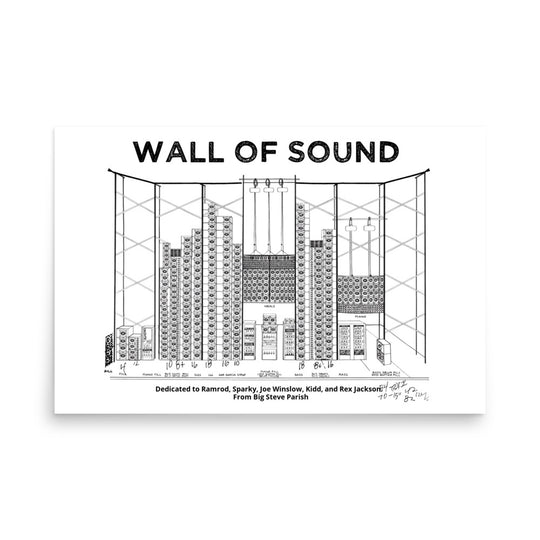 Big Steve Wall of Sound Poster - Retroactv Merch Inc.