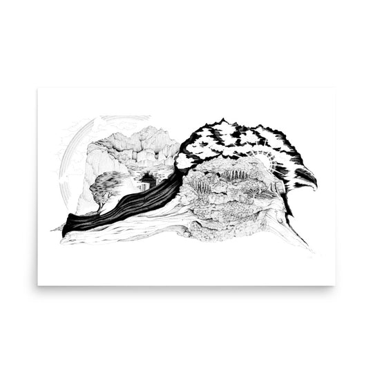 Dick Boak Driftwood Visions Poster - Retroactv Merch Inc.