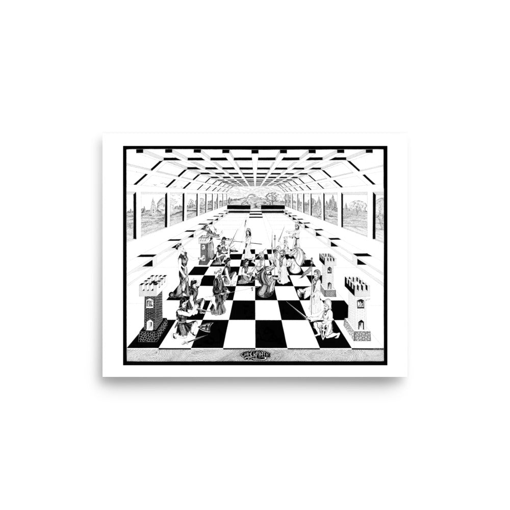Dick Boak Checkmate Poster - Retroactv Merch Inc.
