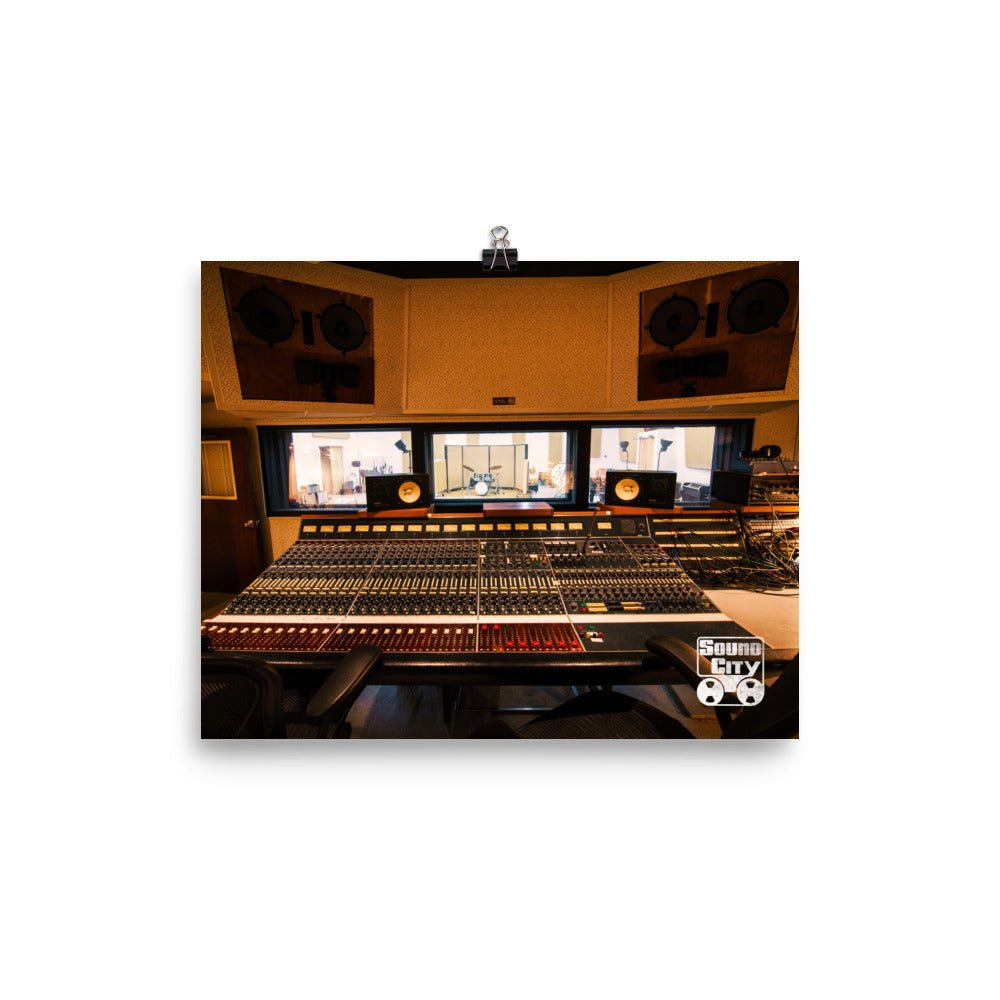 Sound City Studio A Control Room Poster - Retroactv Merch Inc.