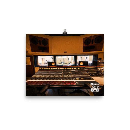Sound City Studio A Control Room Poster - Retroactv Merch Inc.