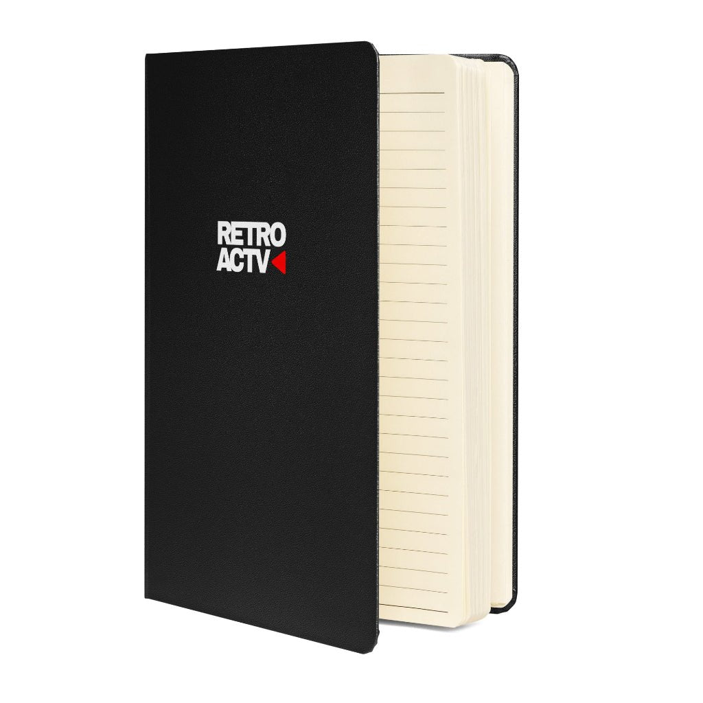 Retroactv hardcover bound notebook - Retroactv Merch Inc.