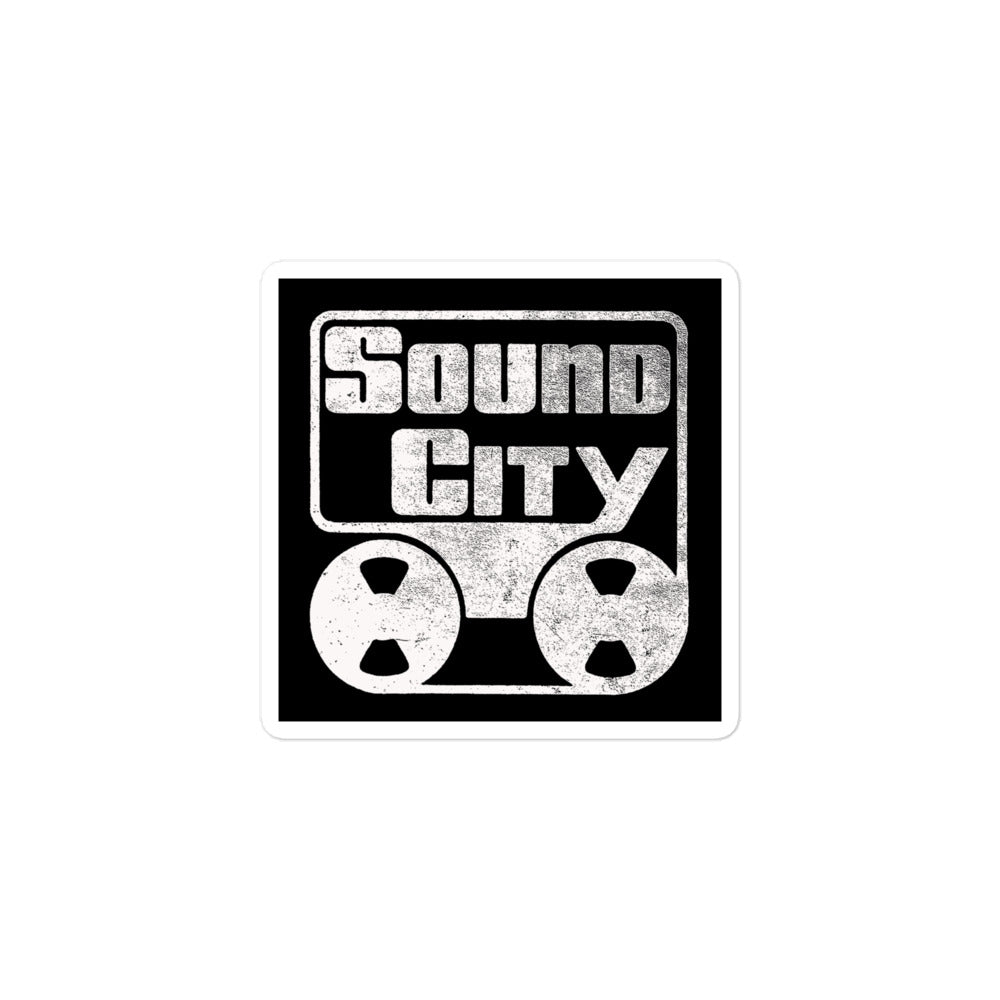 Sound City Bubble - free sticker - Retroactv Merch Inc.