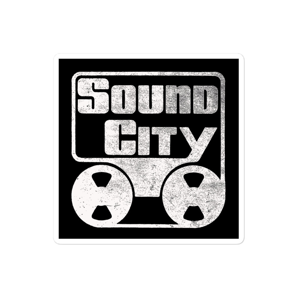 Sound City Bubble - free sticker - Retroactv Merch Inc.