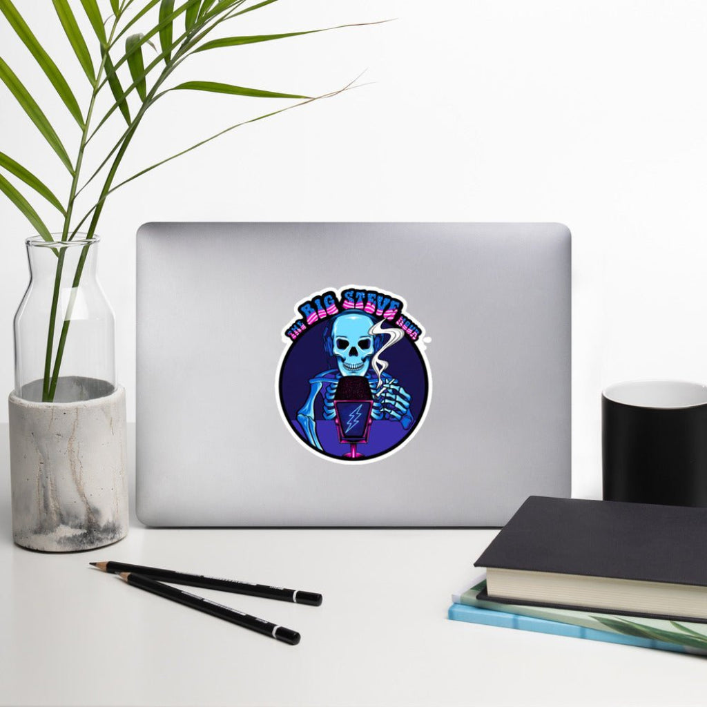 The Big Steve Hour Bubble - free stickers - Retroactv Merch Inc.