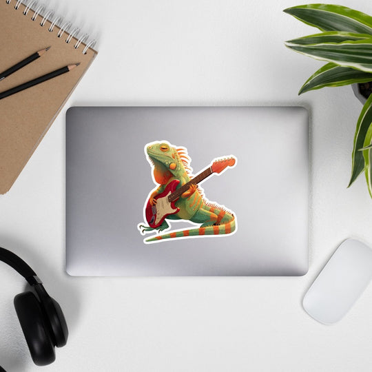 Big Steve Chonga Bonga w Guitar Bubble - free stickers - Retroactv Merch Inc.