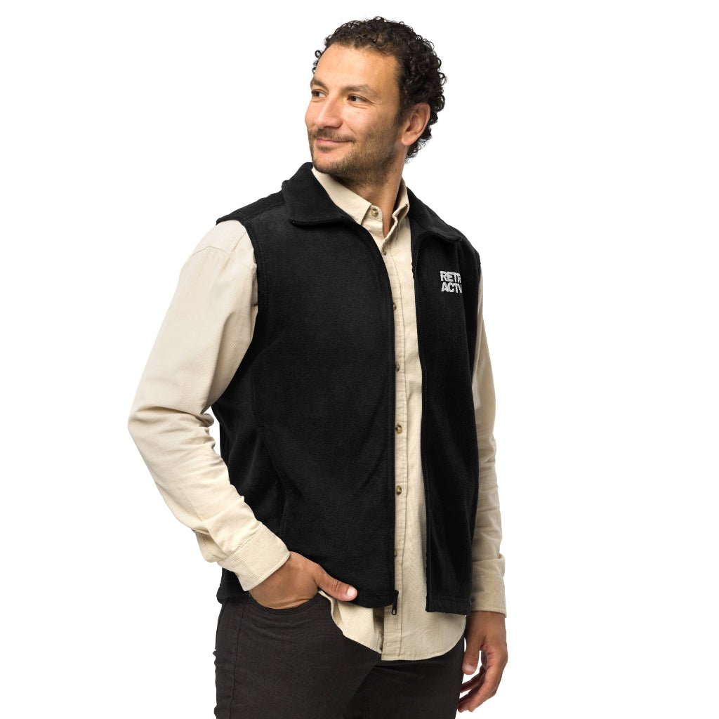 Retroactv Men’s Columbia fleece vest - Retroactv Merch Inc.