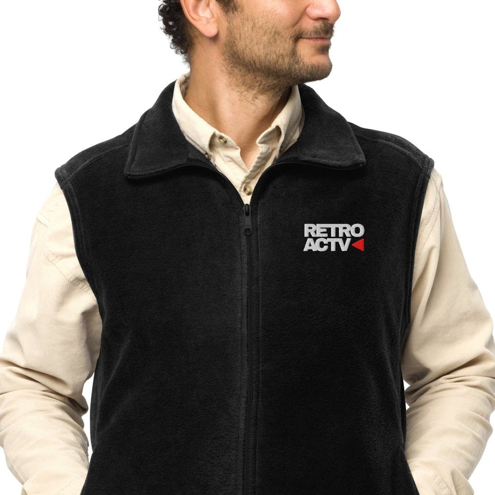 Retroactv Men’s Columbia fleece vest - Retroactv Merch Inc.
