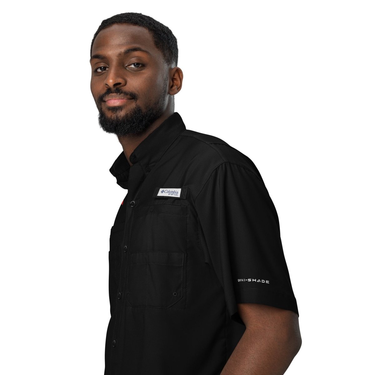 Retroactv Men’s Columbia short sleeve button shirt - Retroactv Merch Inc.