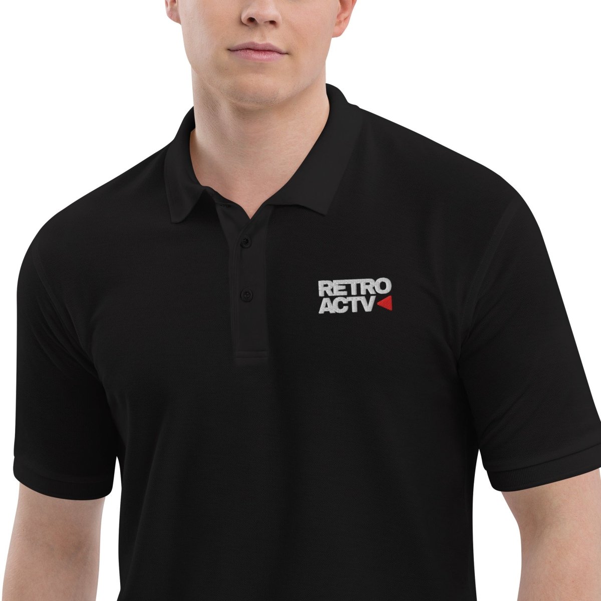 Retroactv Men's Premium Polo - Retroactv Merch Inc.