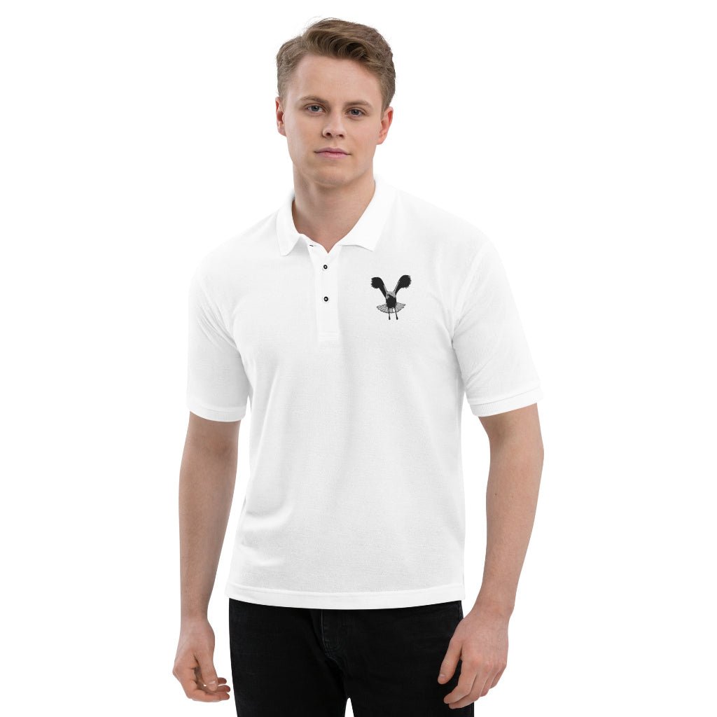 Gary Grimshaw Seagull Spirit Men's Premium Polo - Retroactv Merch Inc.