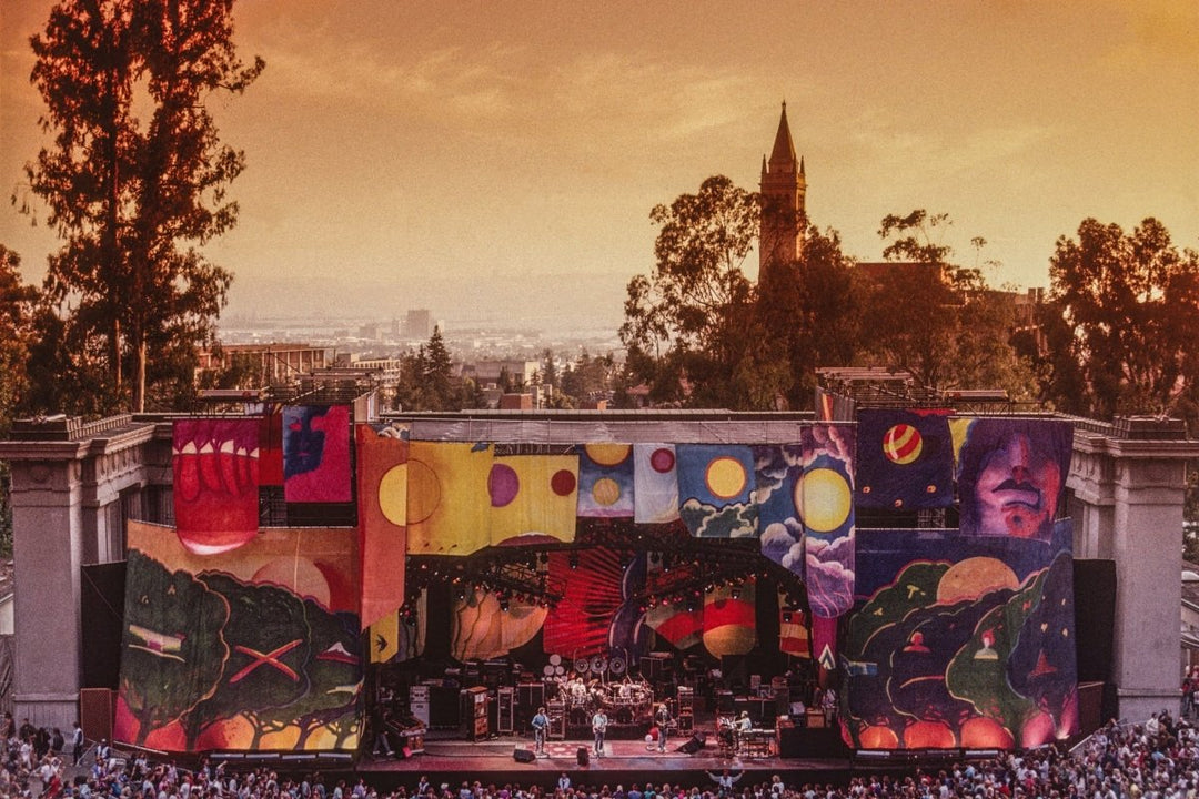 Grateful Dead Play Next to Last Show at Greek Theatre Berkeley CA - Susana Millman - Retroactv Merch Inc.