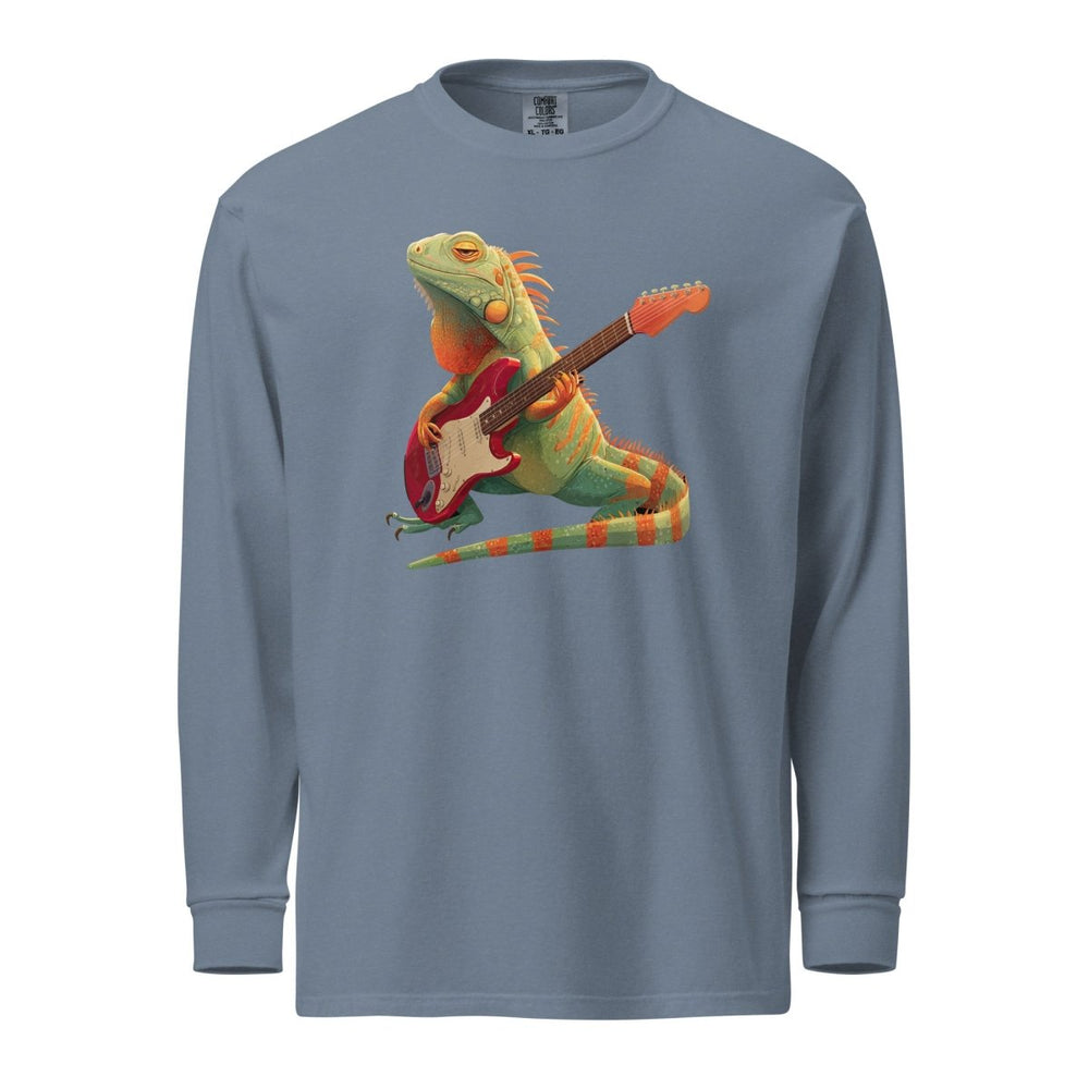 Big Steve Chonga Bonga garment - dyed heavyweight long - sleeve shirt - Retroactv Merch Inc.