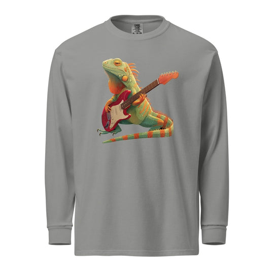 Big Steve Chonga Bonga garment - dyed heavyweight long - sleeve shirt - Retroactv Merch Inc.