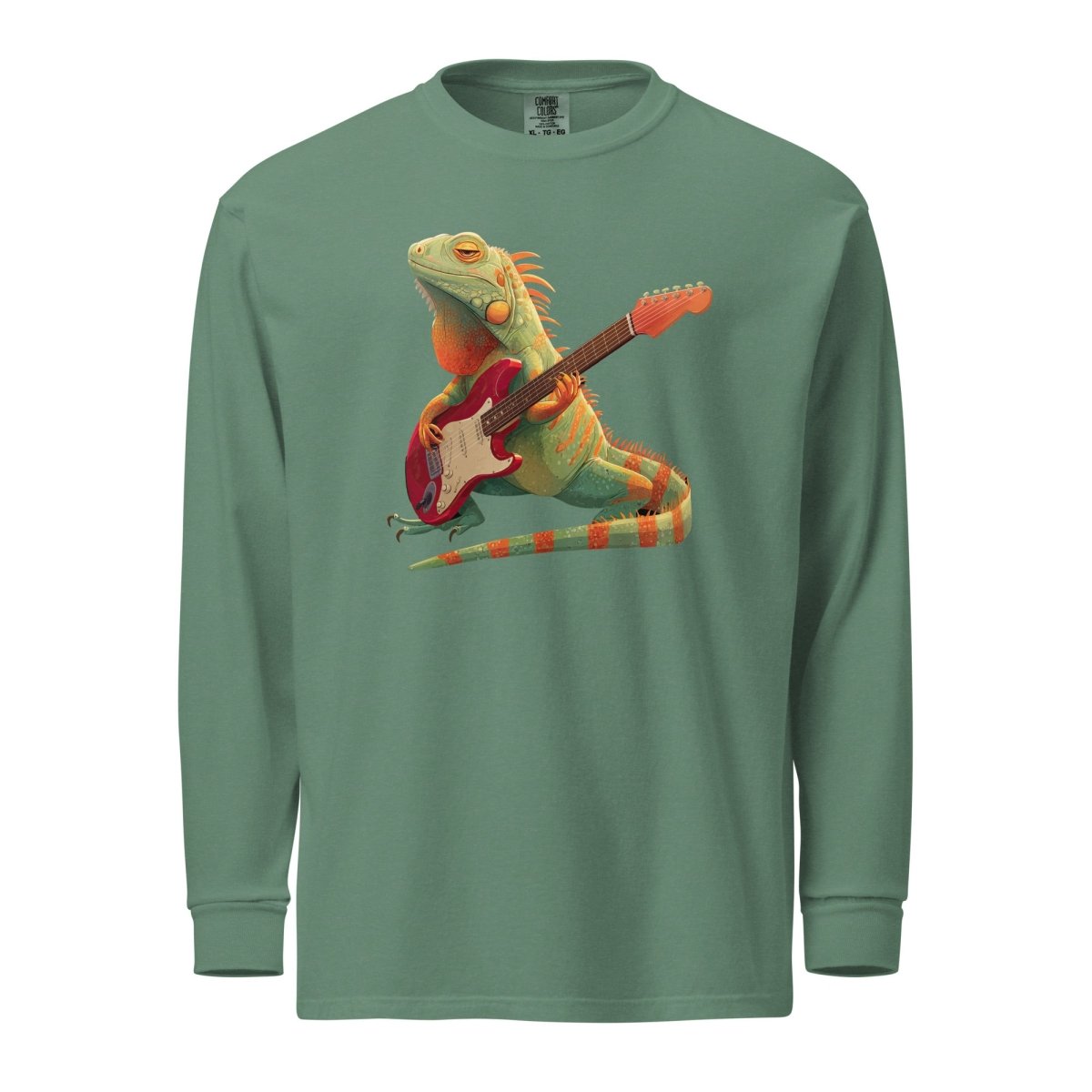 Big Steve Chonga Bonga garment - dyed heavyweight long - sleeve shirt - Retroactv Merch Inc.