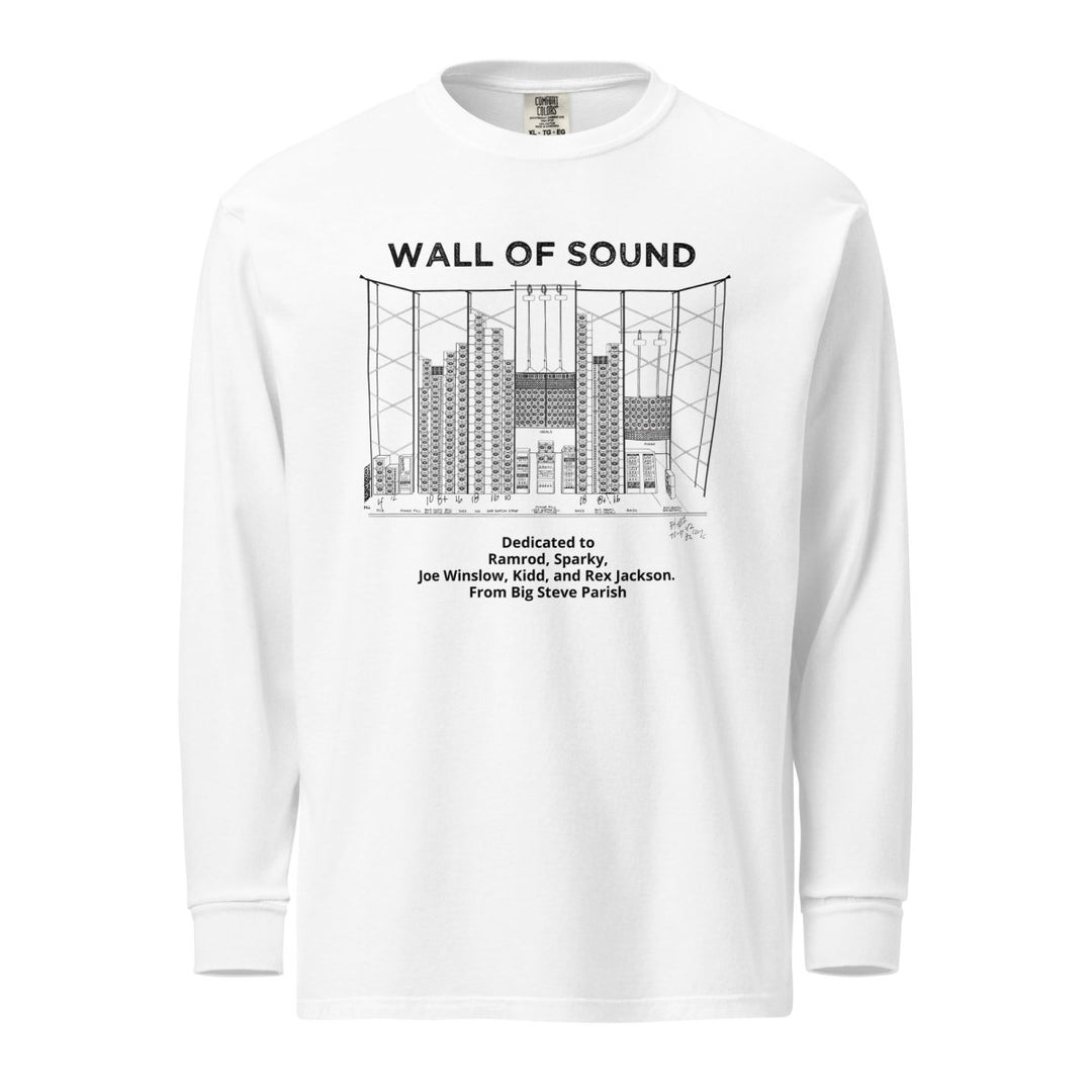 Big Steve Wall of Sound Garment - dyed heavyweight long - sleeve shirt - Retroactv Merch Inc.