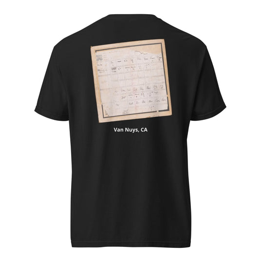 Sound City Track Sheet Unisex garment - dyed heavyweight t-shirt - Retroactv Merch Inc.