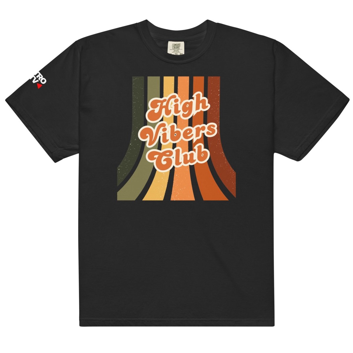 High Vibers Club Unisex garment - dyed heavyweight t-shirt - Retroactv Merch Inc.