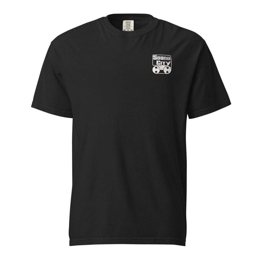 Sound City Track Sheet Unisex garment - dyed heavyweight t-shirt - Retroactv Merch Inc.