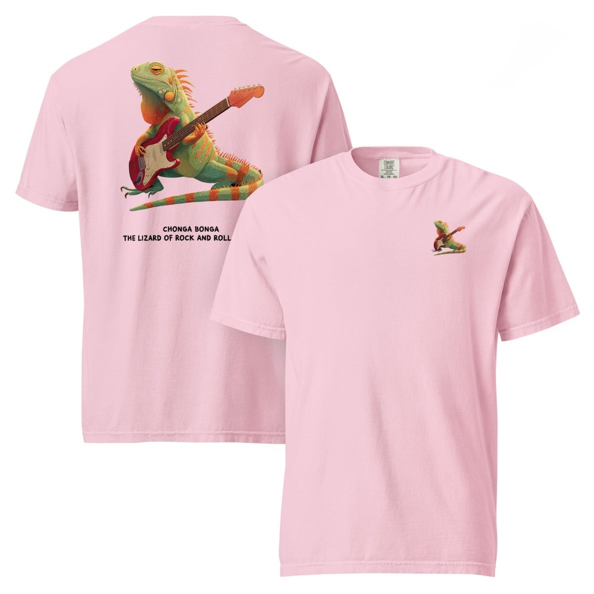 Big Steve Chonga Bonga w Guitar unisex garment - dyed heavyweight t-shirt - Retroactv Merch Inc.