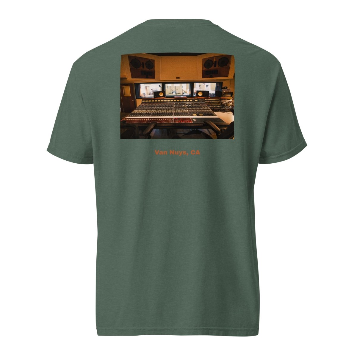 Sound City Studio A Control Room Unisex garment - dyed heavyweight t-shirt - Retroactv Merch Inc.