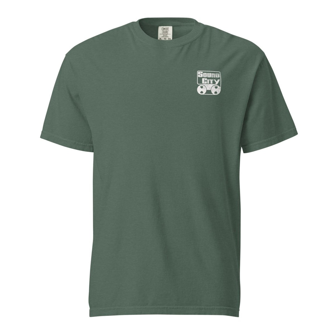 Sound City Sunset Unisex garment - dyed heavyweight t-shirt - Retroactv Merch Inc.