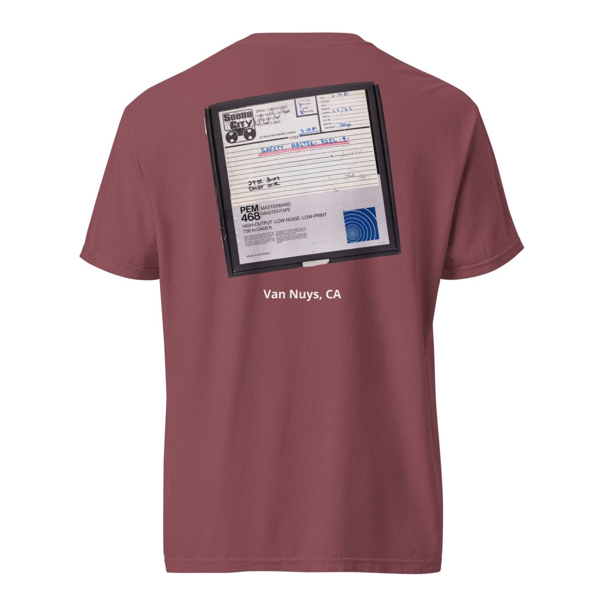 Sound City Master Reel Unisex garment - dyed heavyweight t-shirt - Retroactv Merch Inc.