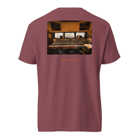 Sound City Studio A Control Room Unisex garment - dyed heavyweight t-shirt - Retroactv Merch Inc.