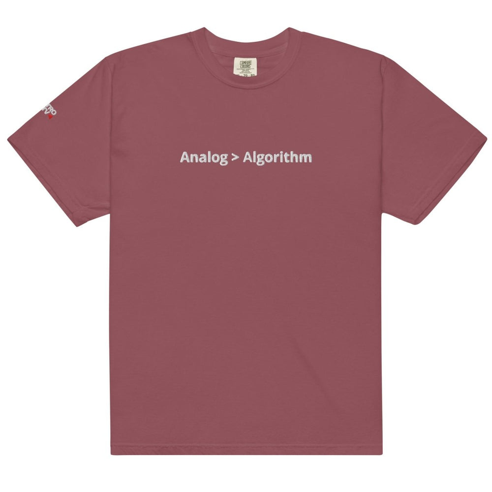 Analog > Algorithm Unisex garment - dyed heavyweight t-shirt - Retroactv Merch Inc.