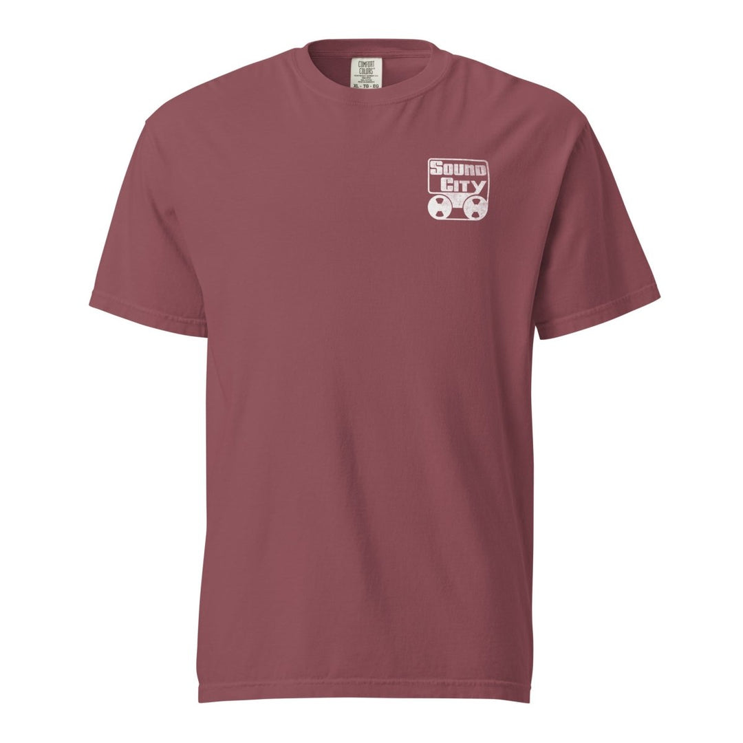 Sound City Studio A Control Room Unisex garment - dyed heavyweight t-shirt - Retroactv Merch Inc.