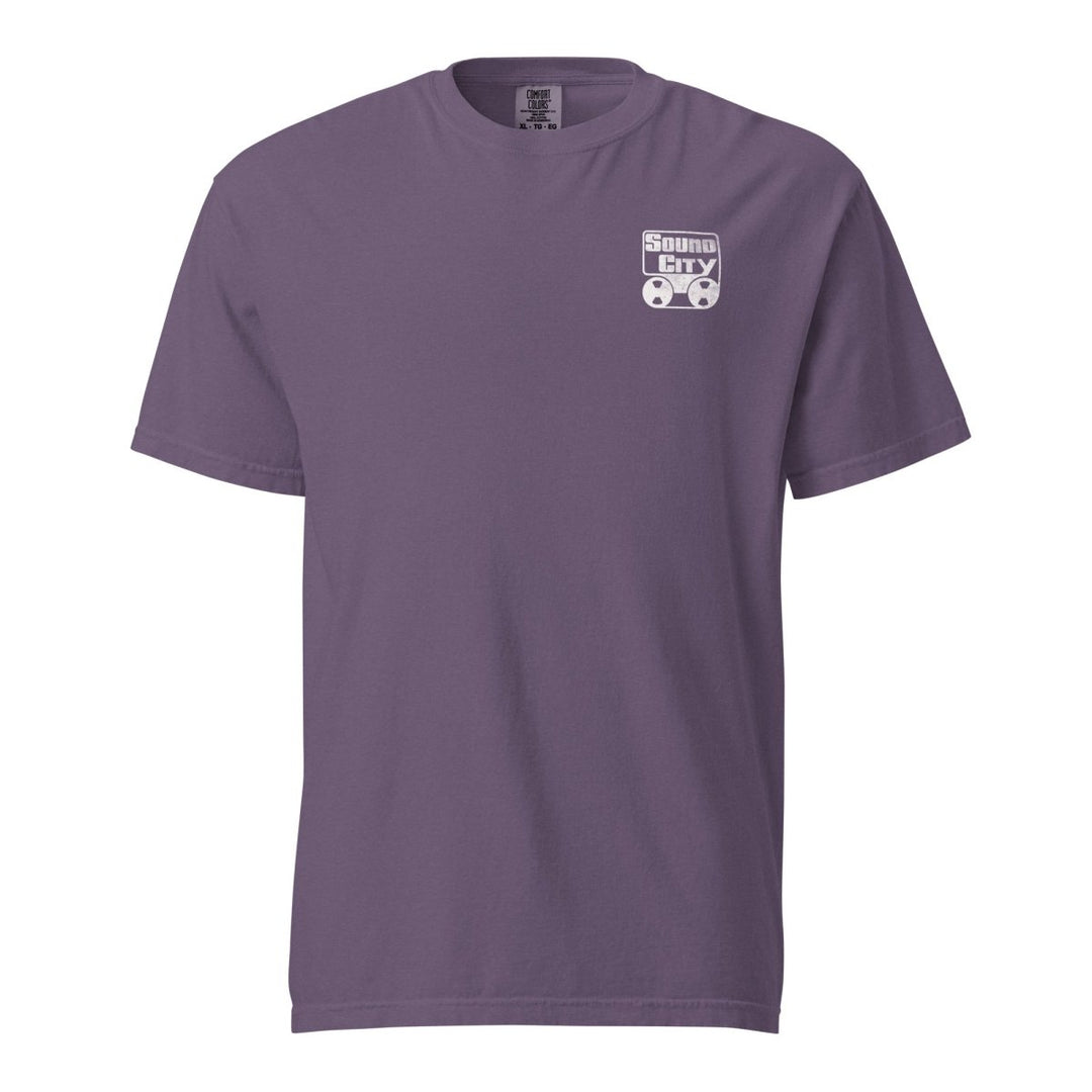 Sound City Sunset Unisex garment - dyed heavyweight t-shirt - Retroactv Merch Inc.
