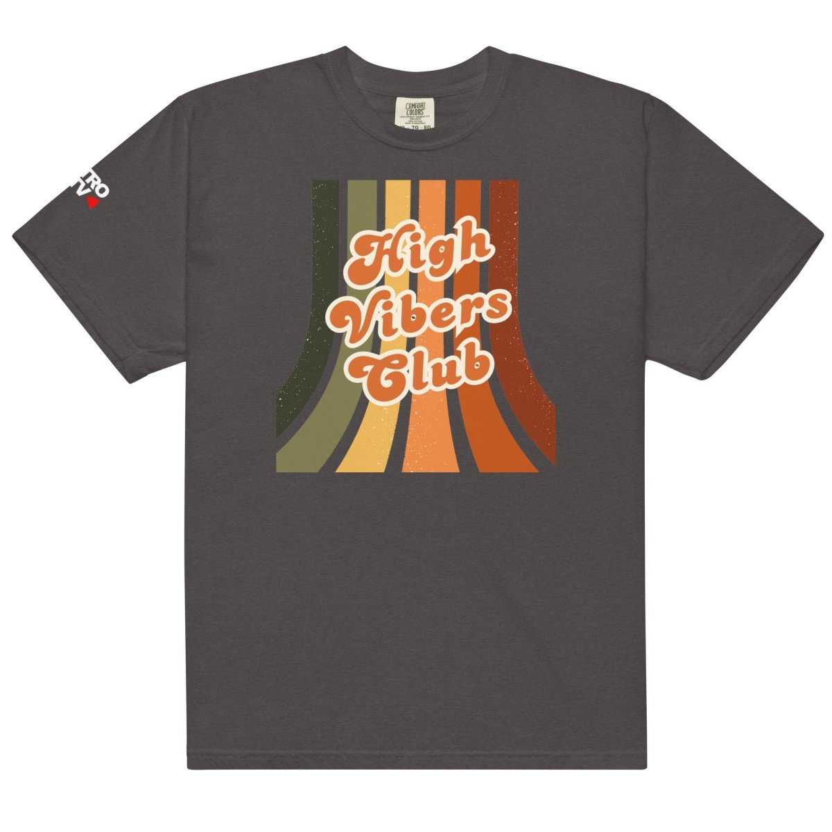 High Vibers Club Unisex garment - dyed heavyweight t-shirt - Retroactv Merch Inc.