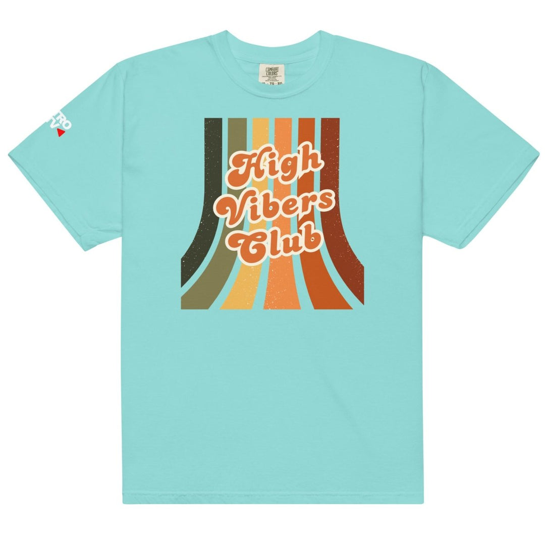 High Vibers Club Unisex garment - dyed heavyweight t-shirt - Retroactv Merch Inc.