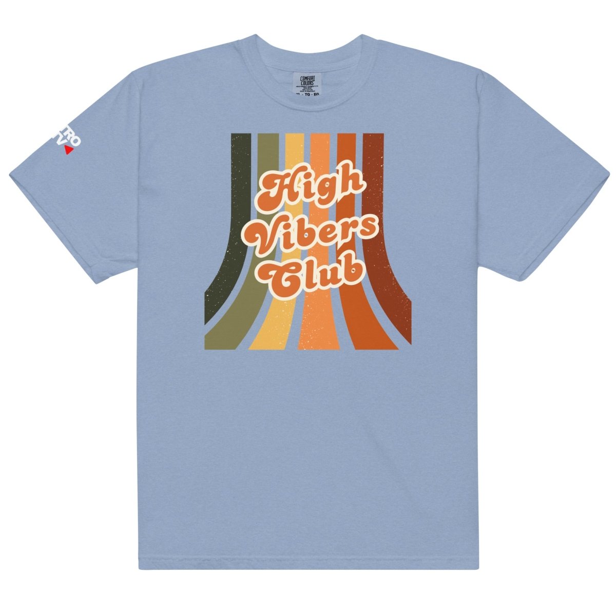 High Vibers Club Unisex garment - dyed heavyweight t-shirt - Retroactv Merch Inc.
