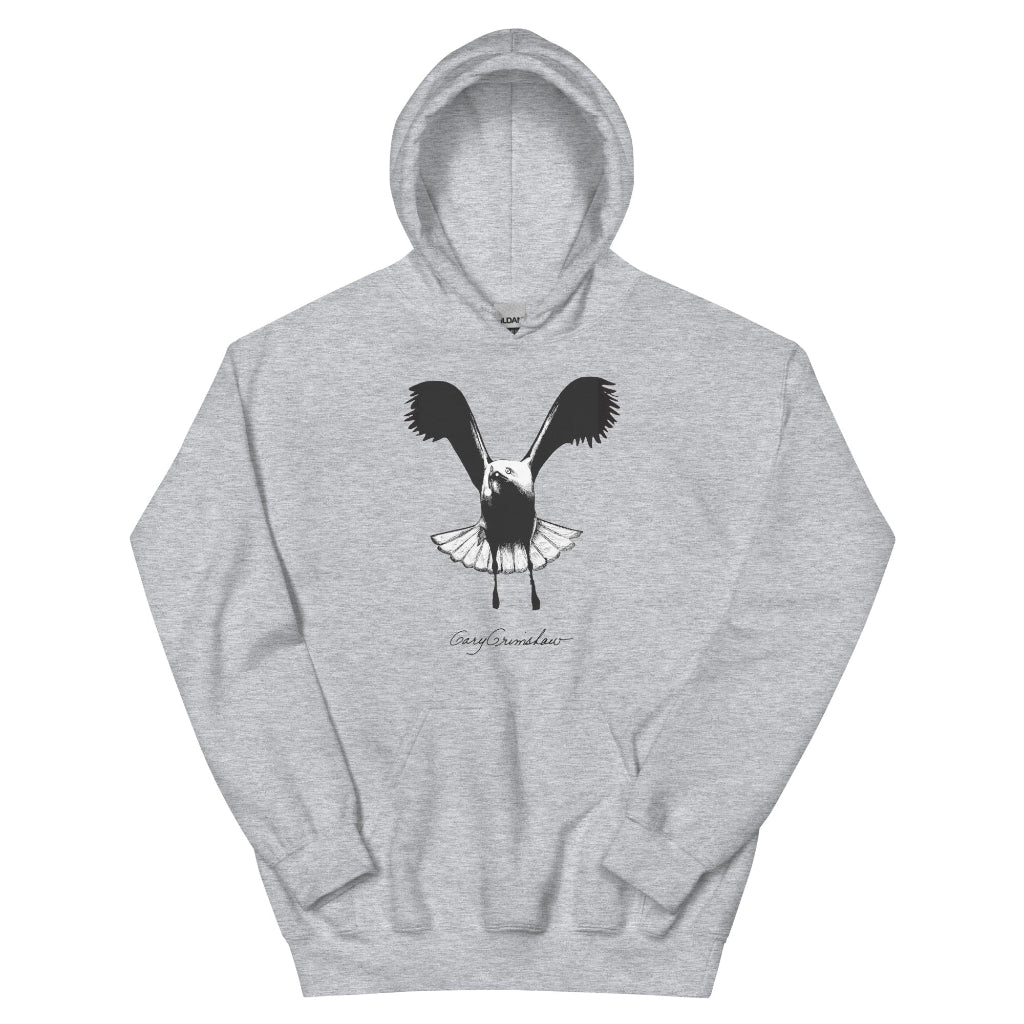 Gary Grimshaw Seagull Spirit Unisex Hoodie - Retroactv Merch Inc.