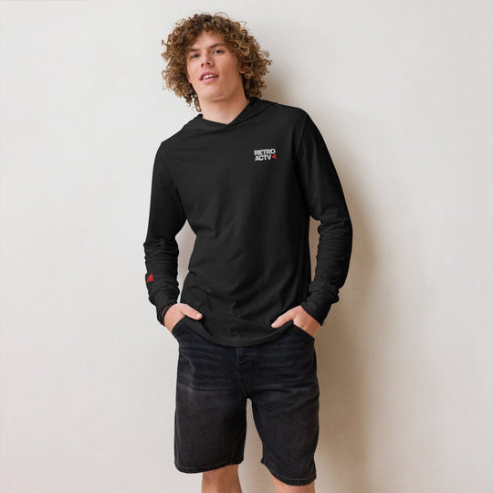 Retroactv hooded long - sleeve tee - Retroactv Merch Inc.