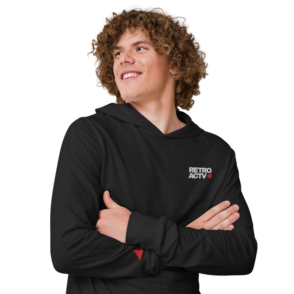Retroactv hooded long-sleeve tee