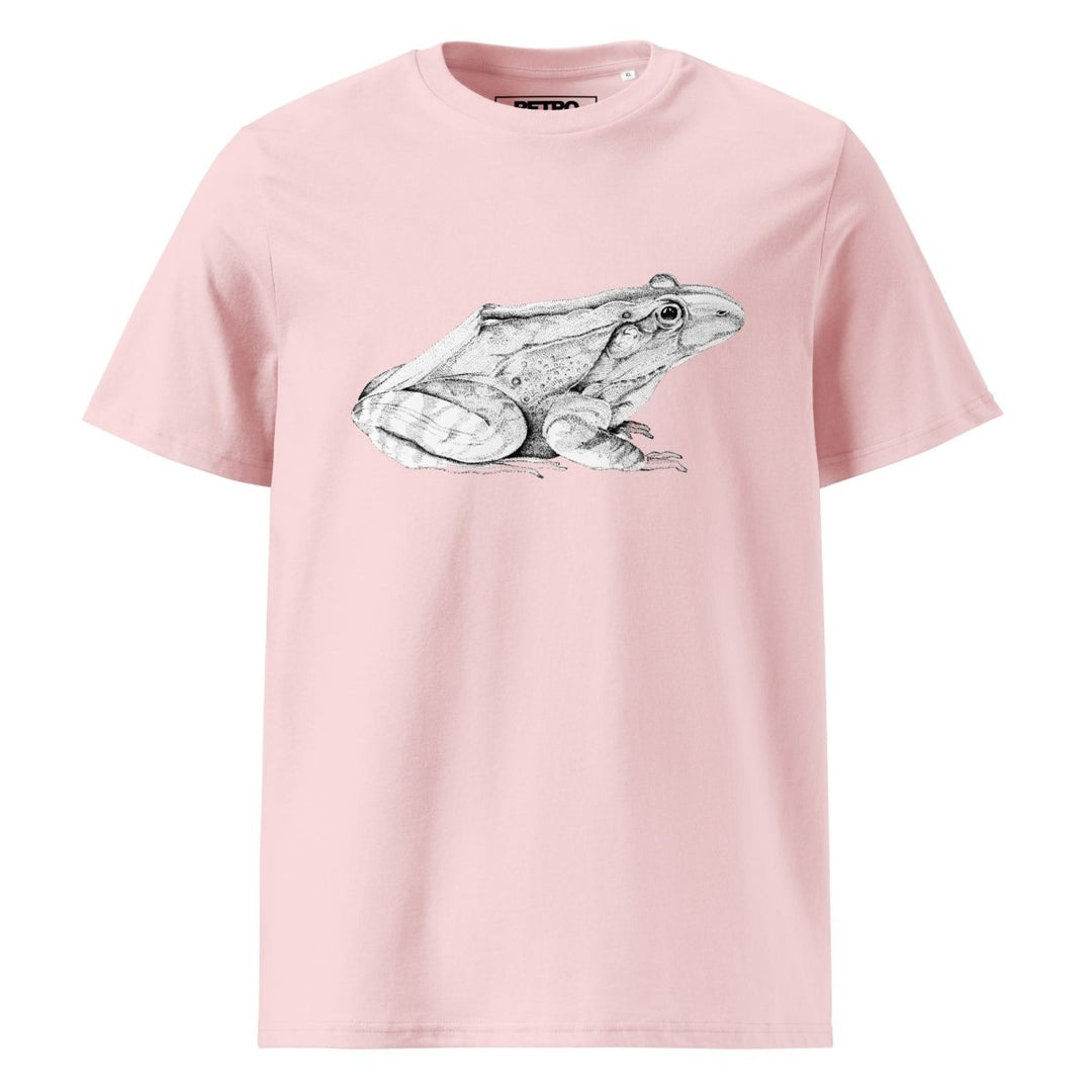 Dick Boak “In Favor of Frogs” Unisex organic cotton t-shirt - Light - Retroactv Merch Inc.