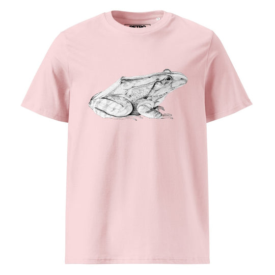Dick Boak “In Favor of Frogs” Unisex organic cotton t-shirt - Light - Retroactv Merch Inc.