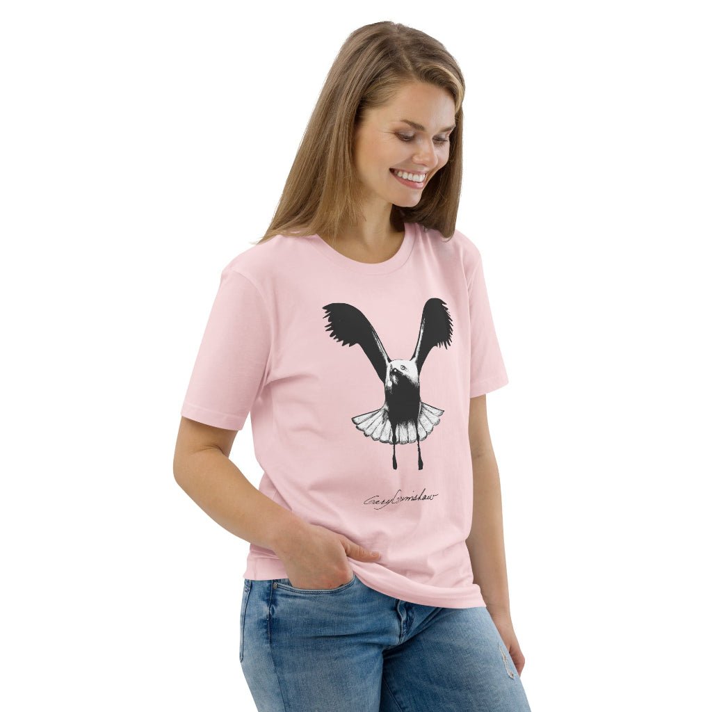 Gary Grimshaw Seagull Spirit Unisex organic cotton t-shirt - Retroactv Merch Inc.