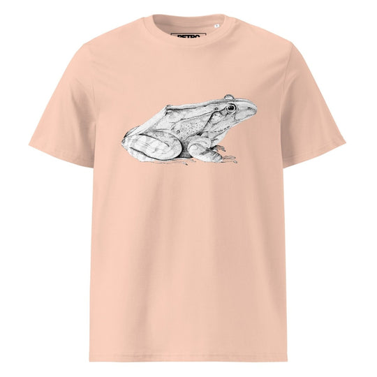 Dick Boak “In Favor of Frogs” Unisex organic cotton t-shirt - Light - Retroactv Merch Inc.