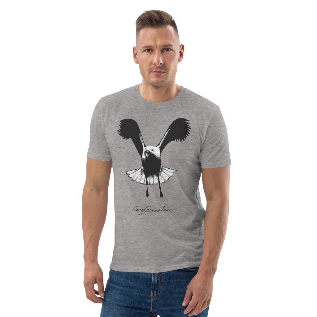 Gary Grimshaw Seagull Spirit Unisex organic cotton t-shirt - Retroactv Merch Inc.