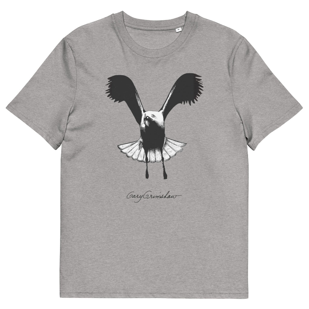 Gary Grimshaw Seagull Spirit Unisex organic cotton t-shirt - Retroactv Merch Inc.