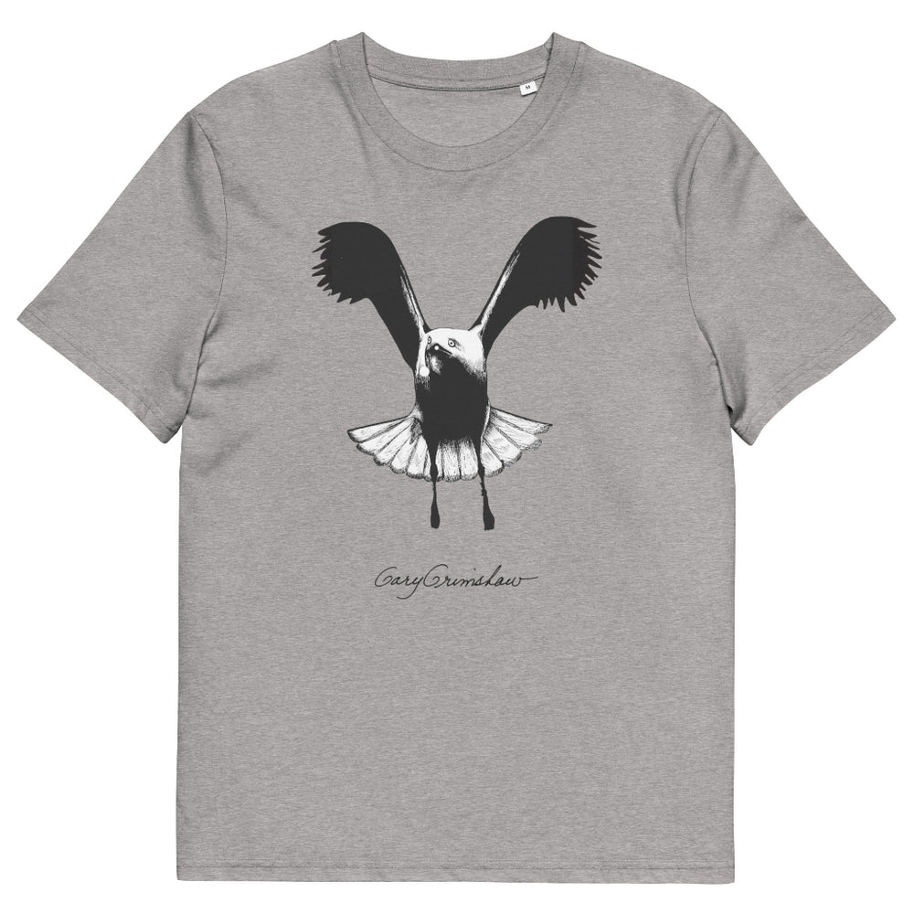 Gary Grimshaw Seagull Spirit Unisex organic cotton t-shirt - Retroactv Merch Inc.