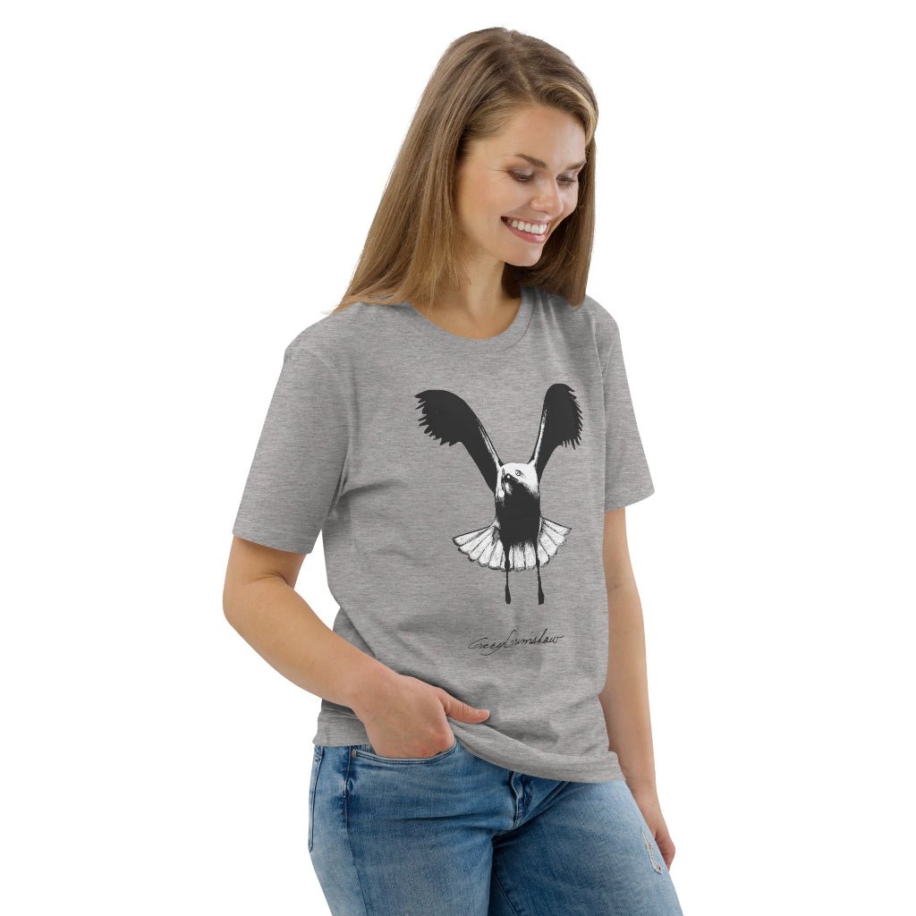 Gary Grimshaw Seagull Spirit Unisex organic cotton t-shirt - Retroactv Merch Inc.